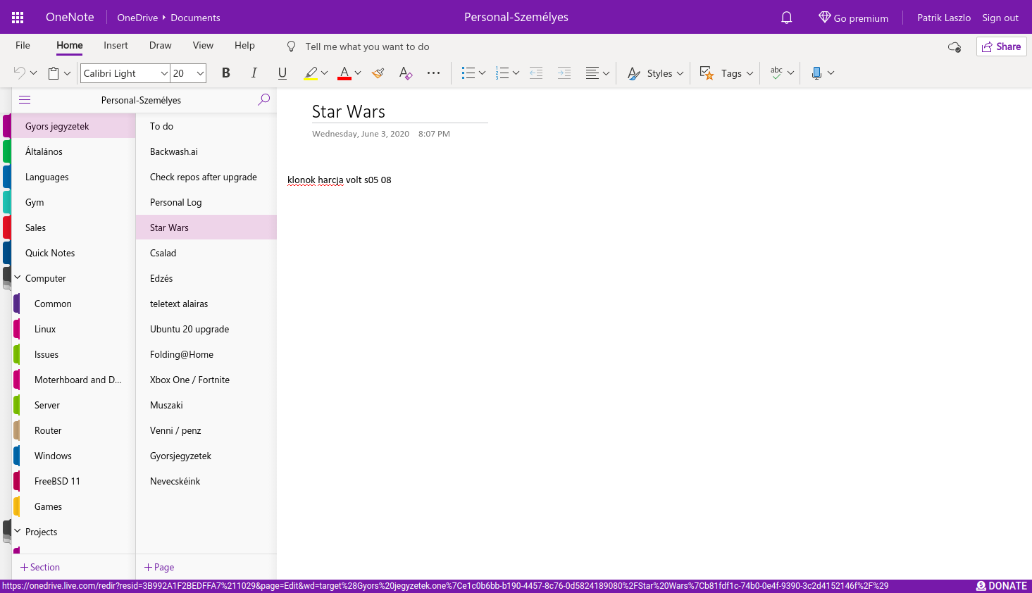 onenote web version